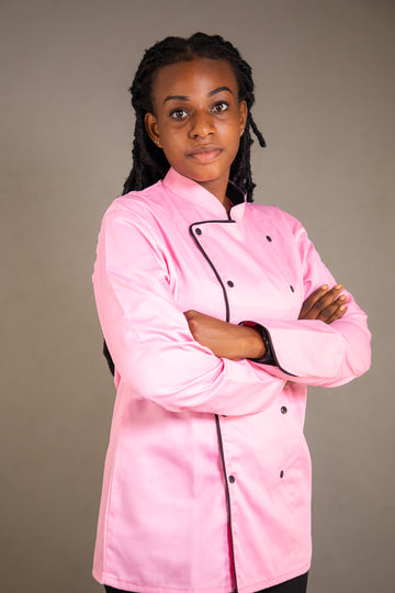 Pink Executive Chef Coat | Lightweight Chef Coat |Chef Uniforms Boutik