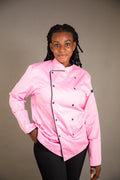Pink Executive Chef Coat | Lightweight Chef Coat |Chef Uniforms Boutik