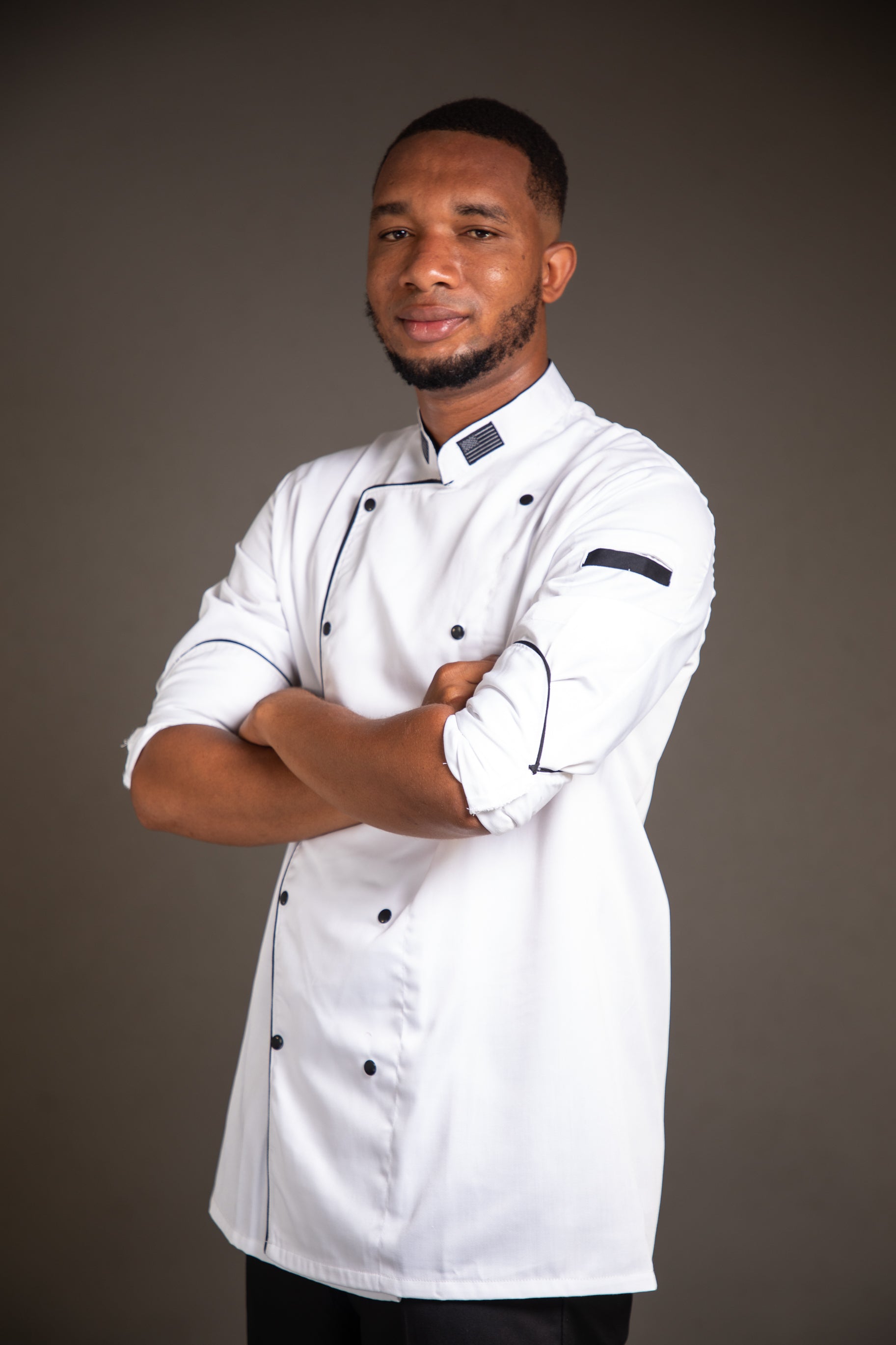 chef gear Sewn Flag Chef Coat | Light Weight Chef Coat
