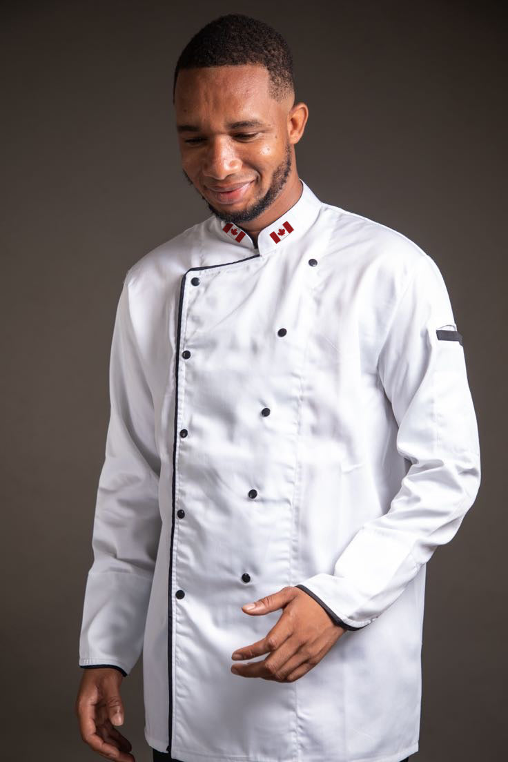 Embroidery Custom Chefs Coat Embroidered Chef Coat Custom Logo
