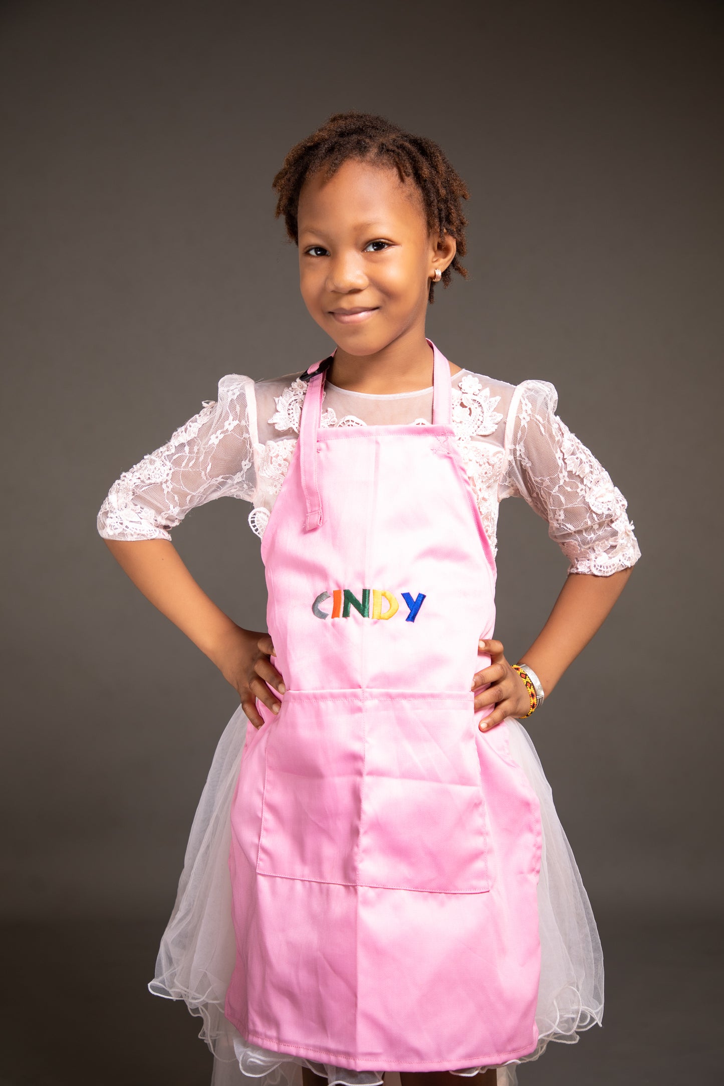Personalized Kids Apron Embroidered with Name